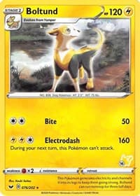 Battle Academy 2022 Boltund - 076/202 (#16 Pikachu Stamped) #076/202