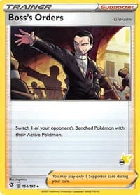 Battle Academy 2022 Boss's Orders - 154/192 (#44 Pikachu Stamped) #154/192