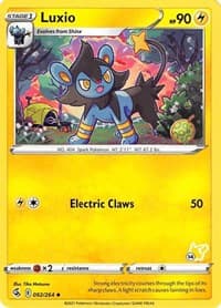 Battle Academy 2022 Luxio - 092/264 (#14 Pikachu Stamped) #092/264