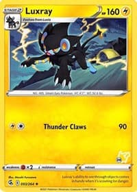 Battle Academy 2022 Luxray - 093/264 (#28 Pikachu Stamped) #093/264