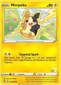Battle Academy 2022 Morpeko - 109/264 (#23 Pikachu Stamped) #109/264
