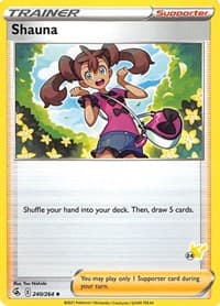 Battle Academy 2022 Shauna - 240/264 (#24 Pikachu Stamped) #240/264