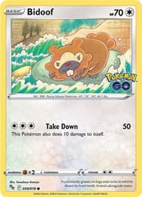 Pokemon GO Bidoof #059/078