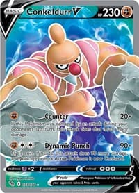 Pokemon GO Conkeldurr V (Full Art) #073/078