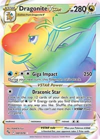 Pokemon GO Dragonite VSTAR (Secret) #081/078