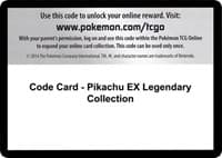 XY - BREAKthrough Code Card - Pikachu EX Legendary Collection