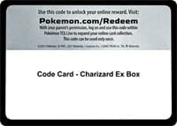 XY - Flashfire Code Card - Charizard Ex Box