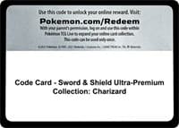 Miscellaneous Cards & Products Code Card - Sword & Shield Ultra-Premium Collection: Charizard