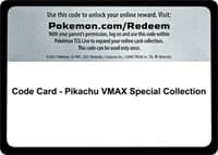 Crown Zenith Code Card - Pikachu VMAX Special Collection