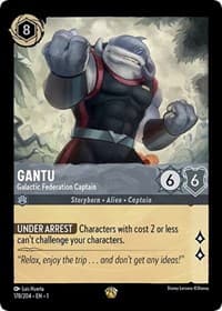 The First Chapter Gantu - Galactic Federation Captain #178/204