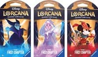 The First Chapter Disney Lorcana: The First Chapter Sleeved Booster Pack Art Bundle [Set of 3]