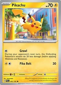 SV02: Paldea Evolved Pikachu #062/193