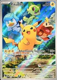 SV: Scarlet & Violet Promo Cards Pikachu - 027 (Pokemon Center Exclusive) #027