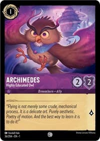 The First Chapter Archimedes - Highly Educated Owl #36/204