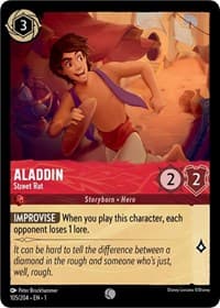 The First Chapter Aladdin - Street Rat #105/204