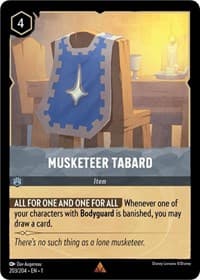 The First Chapter Musketeer Tabard #203/204