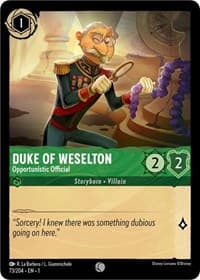 The First Chapter Duke of Weselton - Opportunistic Official #73/204