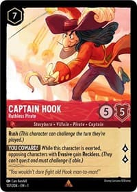 The First Chapter Captain Hook - Ruthless Pirate #107/204