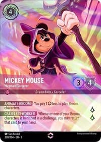 The First Chapter Mickey Mouse - Wayward Sorcerer (Enchanted) #208/204