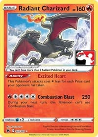 Prize Pack Series Cards Radiant Charizard #020/159