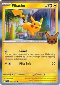 Trick or Trade BOOster Bundle 2023 Pikachu #062/193