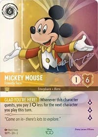 Disney100 Promos Mickey Mouse - Friendly Face (Alternate Art) #18