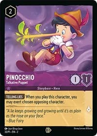 Disney Lorcana Promo Cards Pinocchio - Talkative Puppet #32