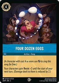 Disney Lorcana Promo Cards Four Dozen Eggs #33