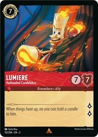 Rise of the Floodborn Lumiere - Hotheaded Candelabra #112/204