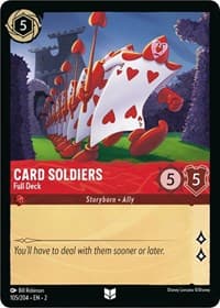 Rise of the Floodborn Card Soldiers - Full Deck #105/204