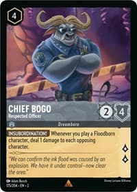 Rise of the Floodborn Chief Bogo - Respected Officer #175/204