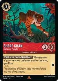 Rise of the Floodborn Shere Khan - Menacing Predator #126/204
