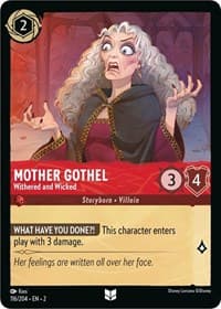Rise of the Floodborn Mother Gothel - Withered and Wicked #116/204