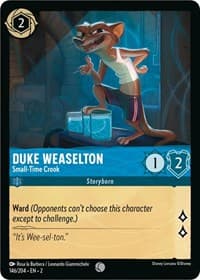 Rise of the Floodborn Duke Weaselton - Small-Time Crook #146/204