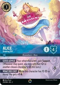 Rise of the Floodborn Alice - Growing Girl (Enchanted) #213/204