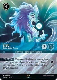 Rise of the Floodborn Sisu - Divine Water Dragon (Enchanted) #214/204