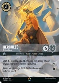 Rise of the Floodborn Hercules - Divine Hero (Enchanted) #215/204
