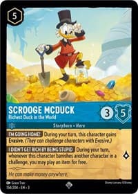 Into the Inklands Scrooge McDuck - Richest Duck in the World #154/204