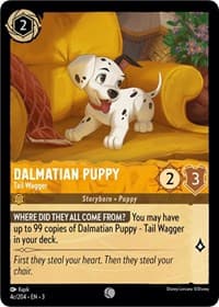 Into the Inklands Dalmatian Puppy - Tail Wagger (4c/204) #4c/204