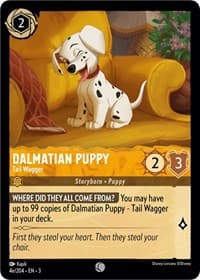 Into the Inklands Dalmatian Puppy - Tail Wagger (4e/204) #4e/204