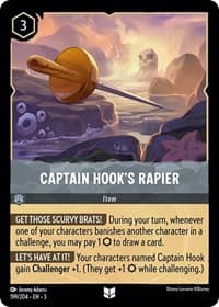 Into the Inklands Captain Hook's Rapier #199/204