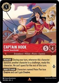 Into the Inklands Captain Hook - Master Swordsman #105/204