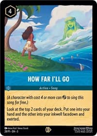 Disney Lorcana Promo Cards How Far I'll Go #28
