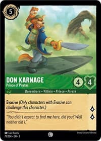 Into the Inklands Don Karnage - Prince of Pirates #71/204
