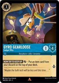 Into the Inklands Gyro Gearloose - Gadget Whiz #144/204