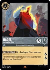 Into the Inklands Hades - Hotheaded Ruler #174/204