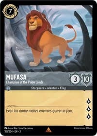 Into the Inklands Mufasa - Champion of the Pride Lands #185/204