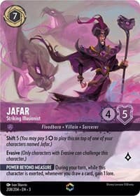 Into the Inklands Jafar - Striking Illusionist (Enchanted) #208/204