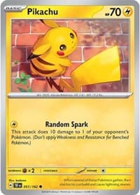 SV05: Temporal Forces Pikachu #051/162