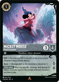 Illumineer's Quest: Deep Trouble Mickey Mouse - Playful Sorcerer (225/204) #225/204